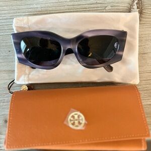 Tori Burch Purple Sunglasses